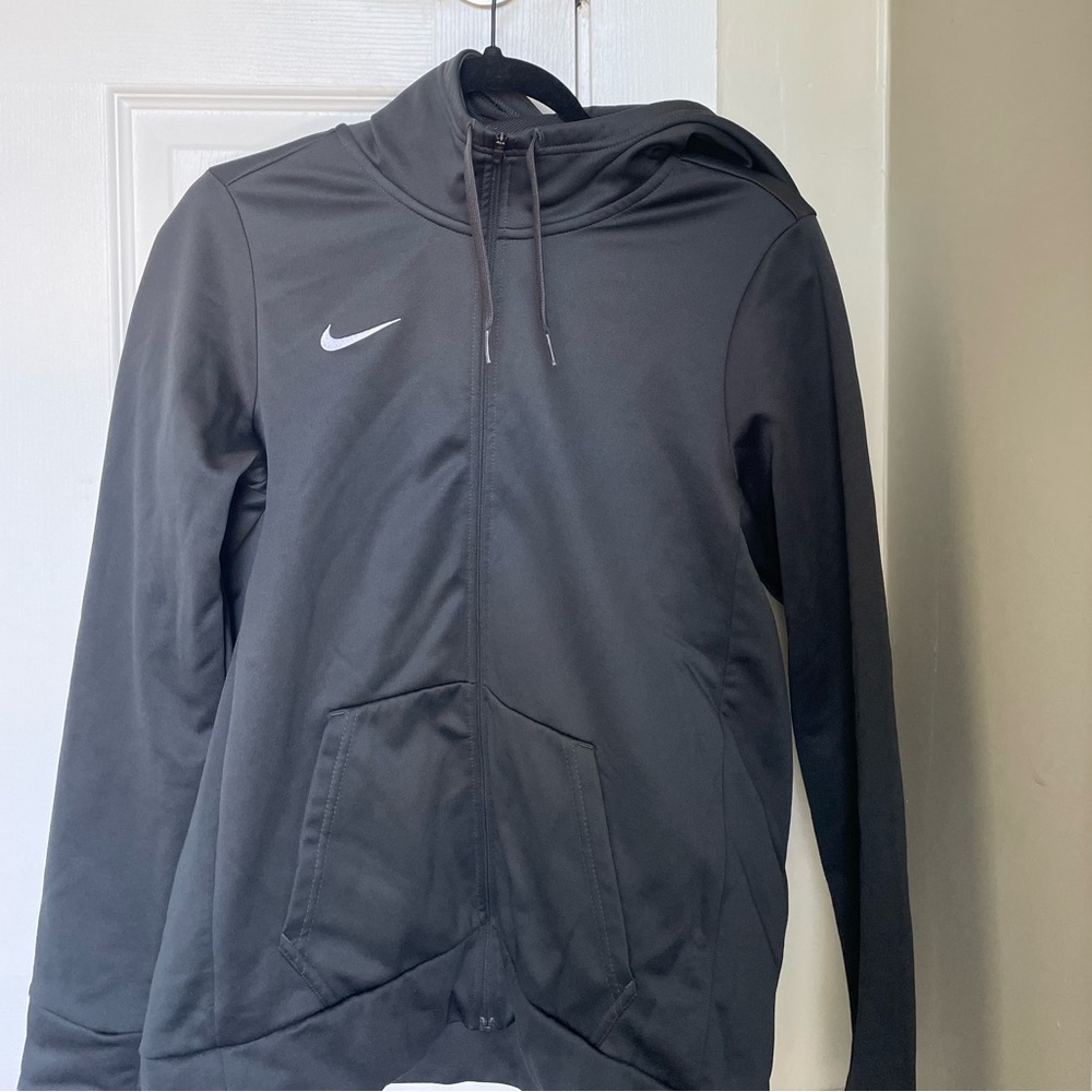 Nike Charcoal Gray Full-Zip Hoodie